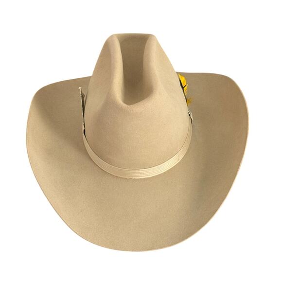 Resistol Other - RESISTOL Self Conforming XXX Beaver Felt Western Cowboy Hat Men size 6 7/8